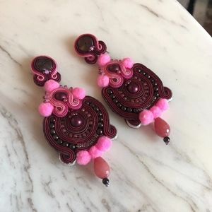 AMAZING one of a kind handmade earrings